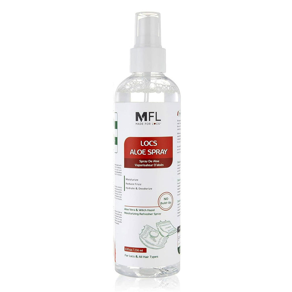 Made For Locs Aloe Moisturizing Spray Refreshing Mist for Locs and Natural Hair 8Oz (236ml)