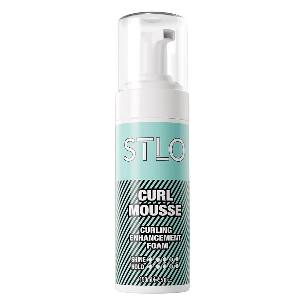 STLO Curl Hair Mousse Curling Enhancement Moisturizing Foam 5Oz (150ml)
