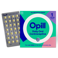Opill Daily Oral Contraceptives Tablets, 28 Ea
