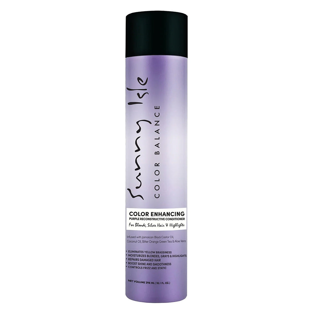 Sunny Isle Color Enhancing Purple Reconstructive Hair Conditioner 10.1Oz (298ml)