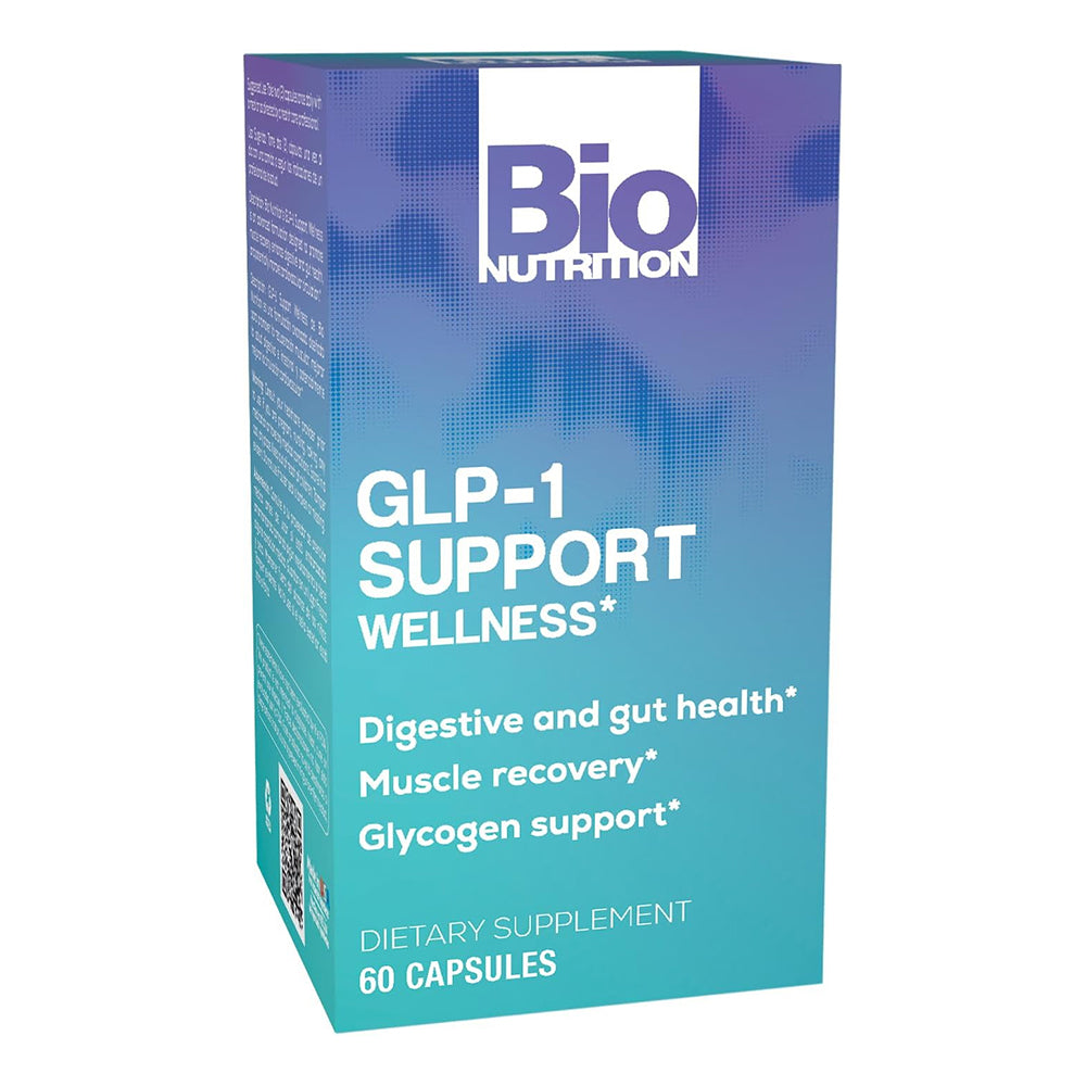 Bio Nutrition GLP-1 Support Wellness Support Digestive and Gut Health Vegetarian Capsules 60Ea