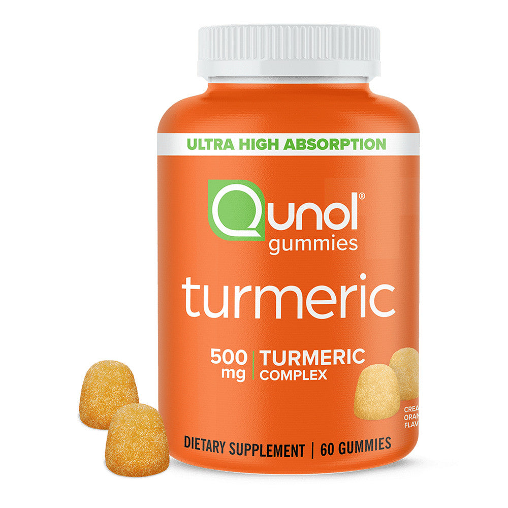 Qunol Turmeric 500 Mg Gummies Joint Support Herbal Supplement, 60 Ea