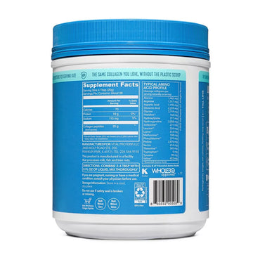 Vital Proteins Collagen Peptides Powder, Unflavored, Support Hair, Skin and Nails, 20 Oz