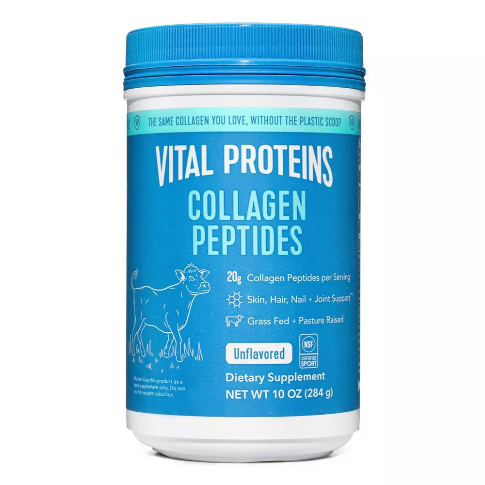 Vital Proteins Collagen Peptides Powder, Unflavored, Support Hair, Skin and Nails, 10 Oz