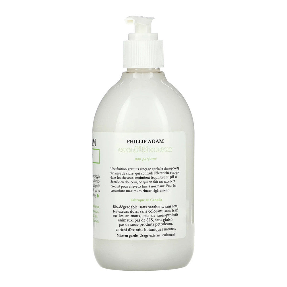 Phillip Adam Apple Cider Vinegar Conditioner, Fragrance Free, 12 Oz