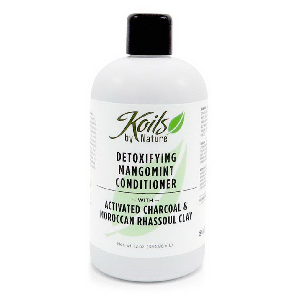 Koils By Nature Detoxifying Mango Mint Conditioner Nourishes and Refreshes Hair 12Oz (354.88ml)