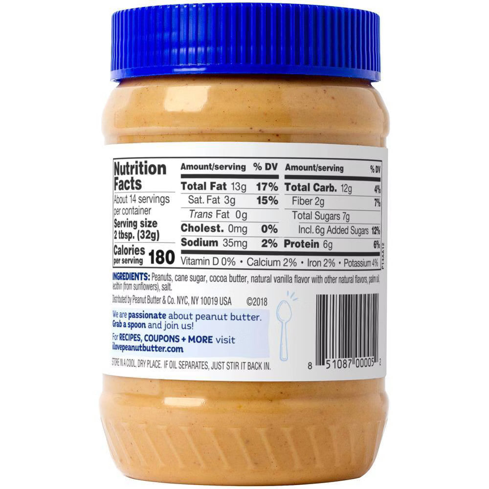 Peanut Butter & Co White Chocolate Wonder Peanut Butter, 16oz
