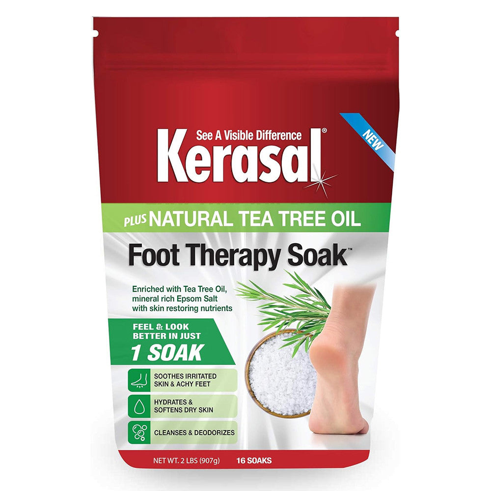 Kerasal Plus Natural Tea Tree Oil Foot Therapy Soak, 2 Lbs