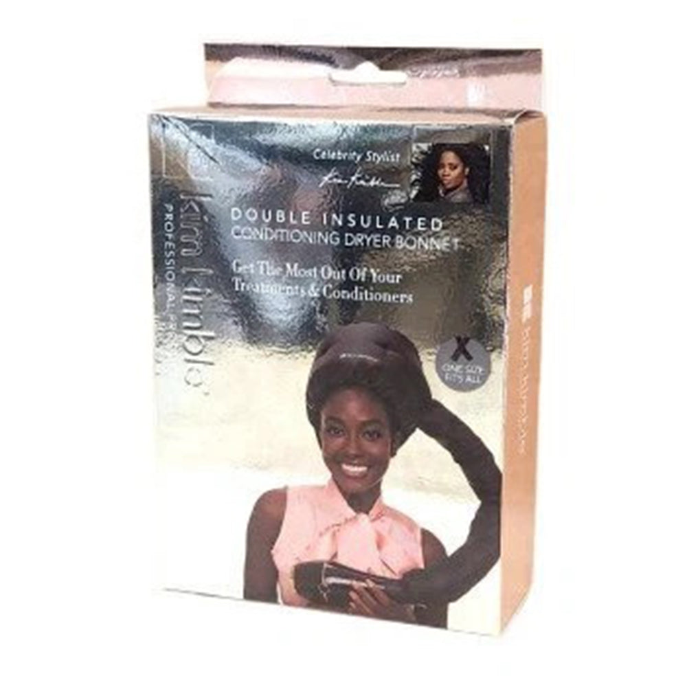 Kim Kimble Double Insulated Conditioning Dryer Bonnet Soft and Adjustable for All Hair Types 1Ea