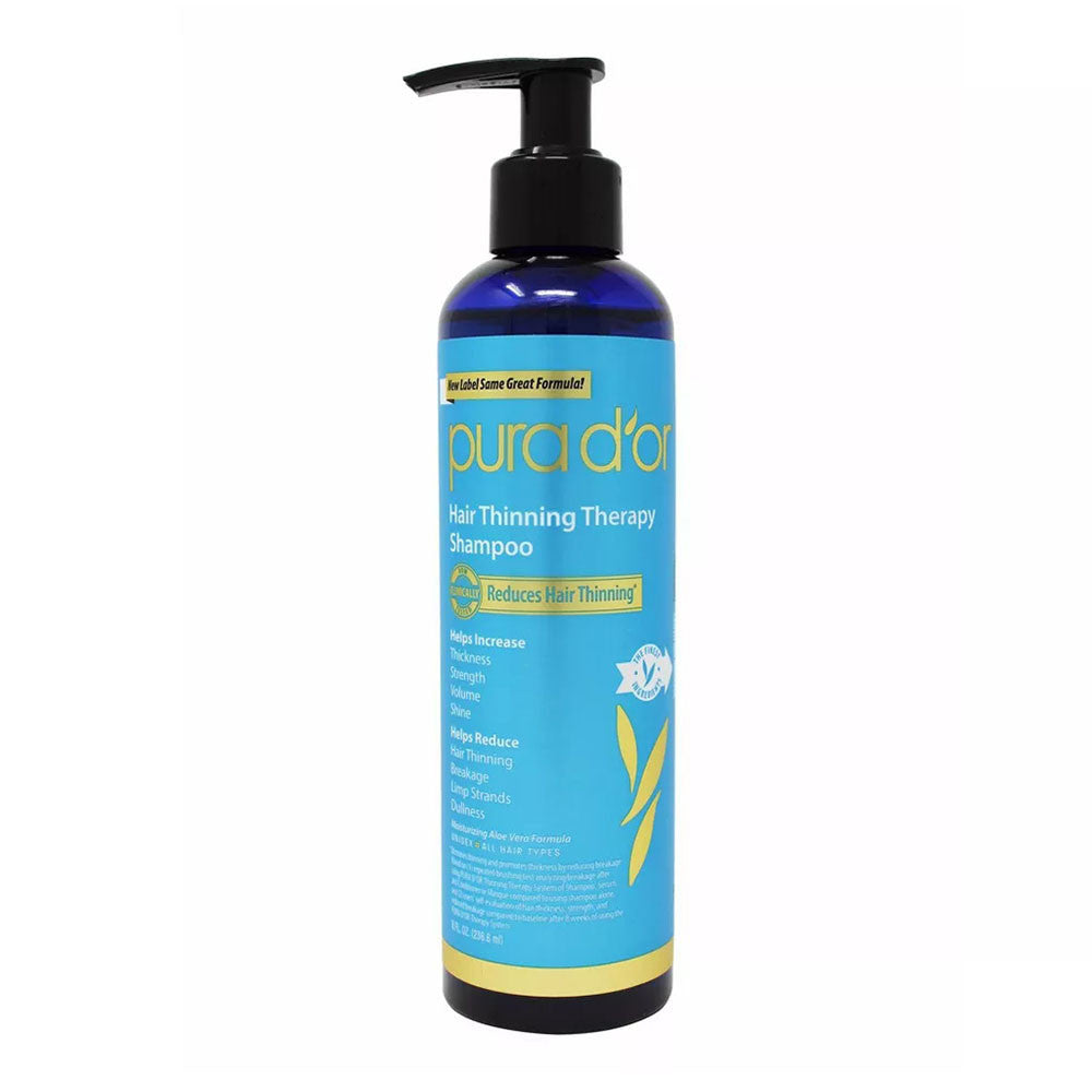 Pura D Or Hair Thinning Therapy Shampoo, 8 Oz
