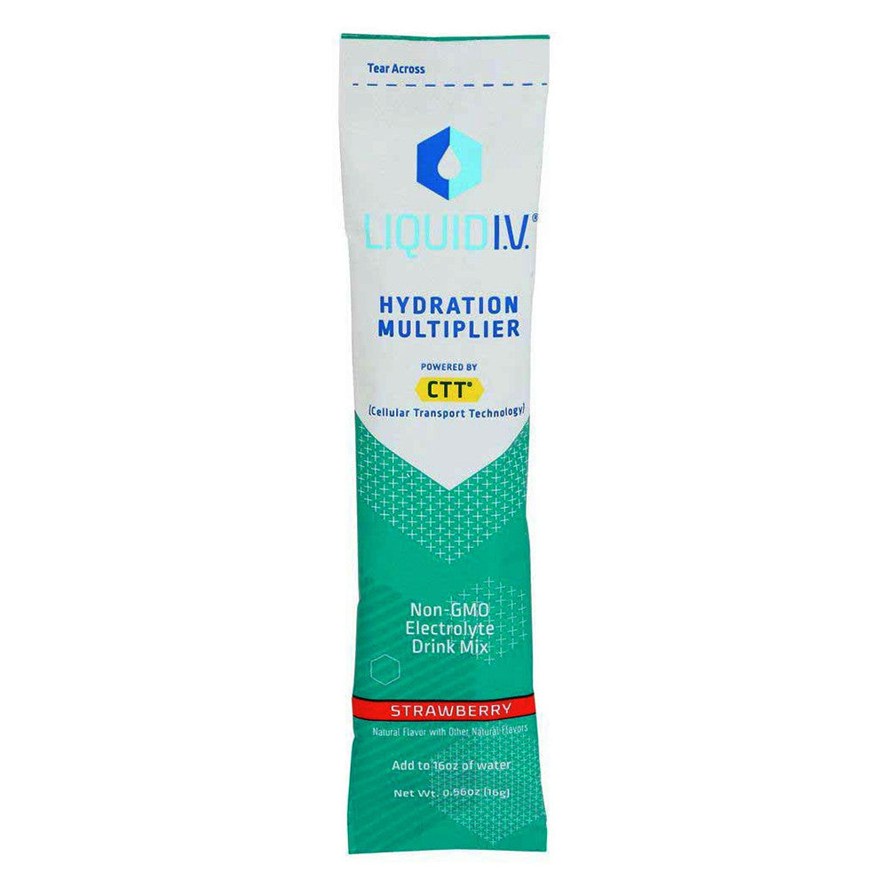 Liquid IV Hydration Multiplier Electrolyte Drink, Strawberry, 16 Grms