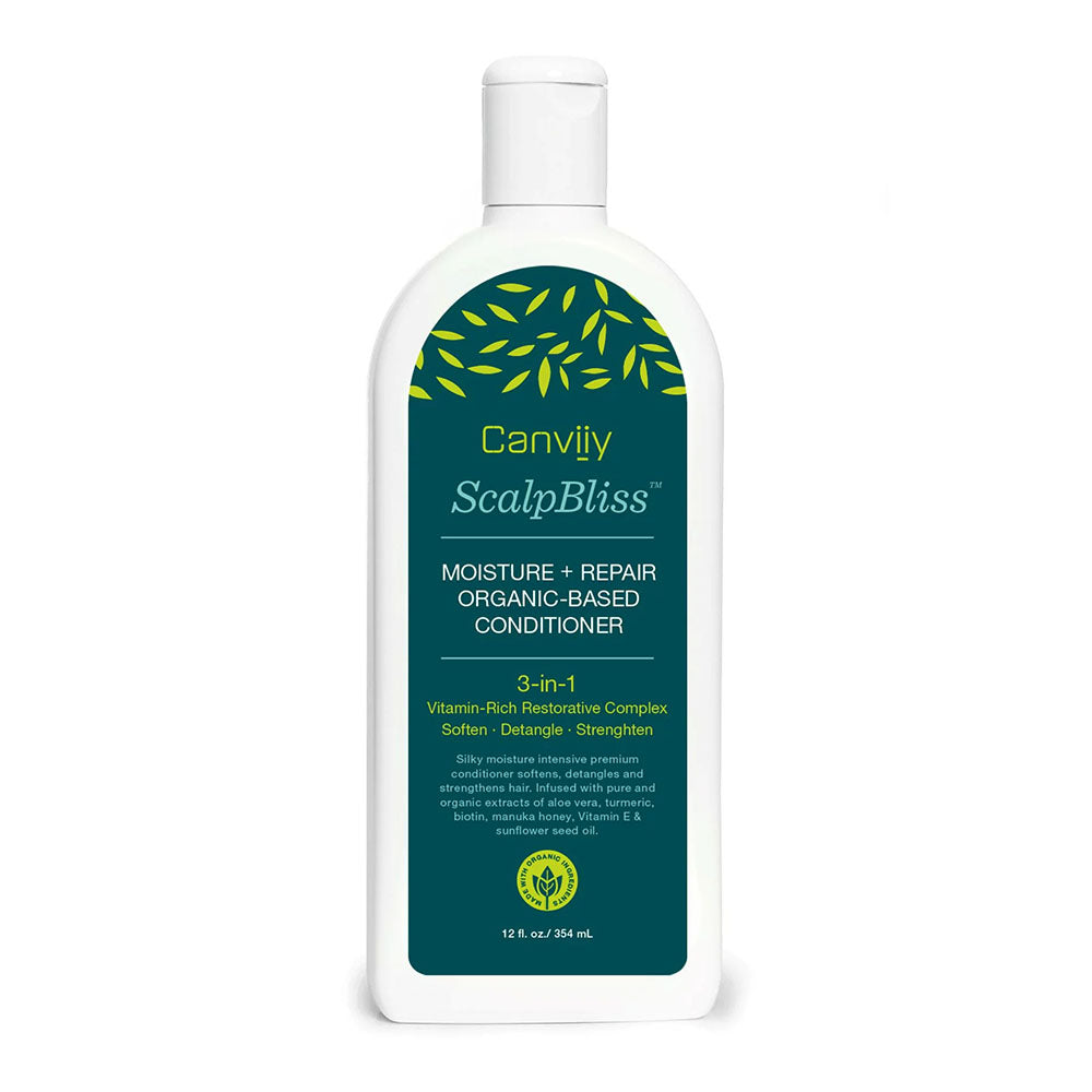 Canviiy ScalpBliss Moisture and Repair Organic Based Conditioner, 12 Oz