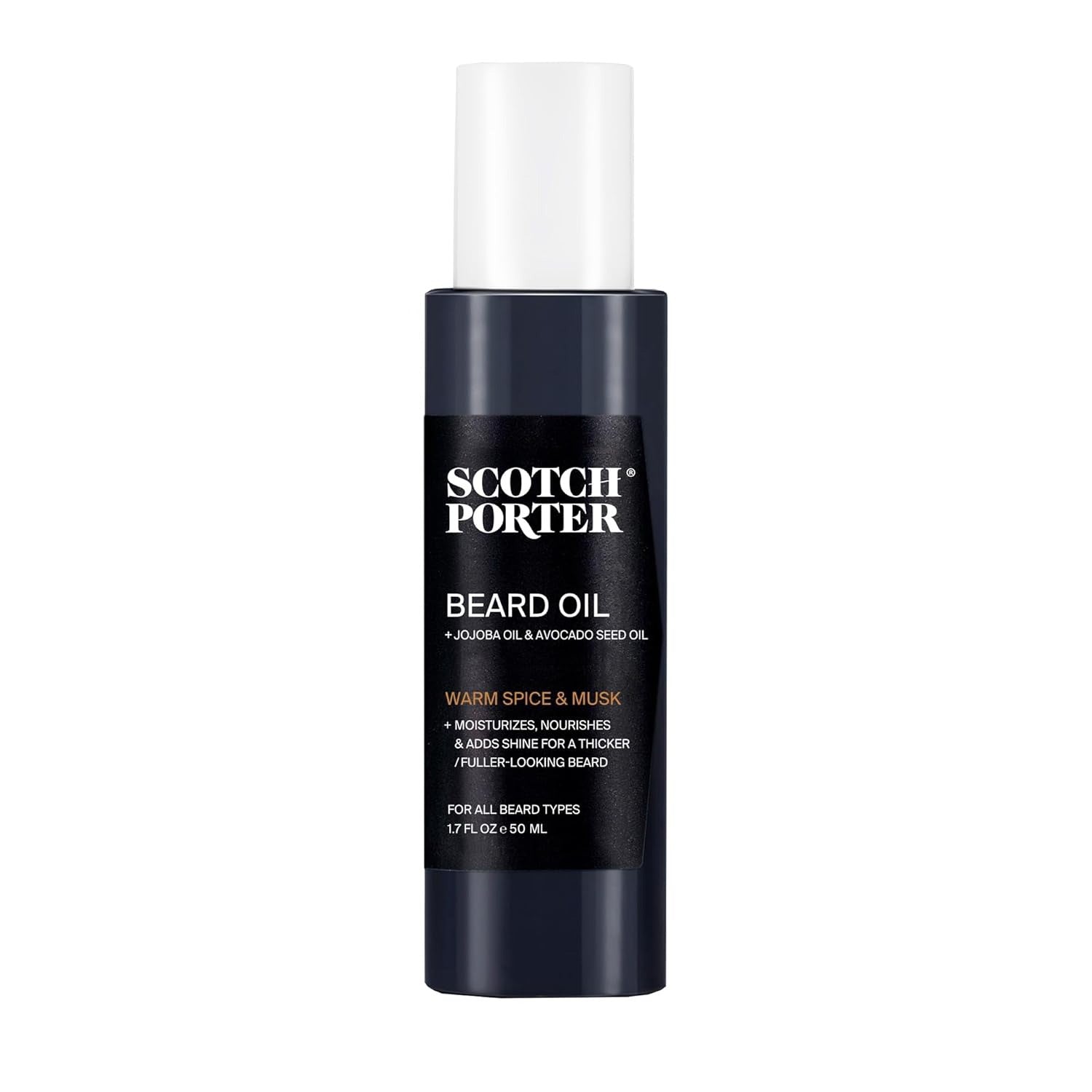 Scotch Porter Smoothing Beard Oil and Nourishing Oil for a Frizz-Free and Healthier Looking Beard 1.7Oz (50ml)