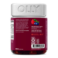 Olly Womens Daily Multivitamin Gummies, Biotin and Folic Acid, Berry Flavor, 130 Ea