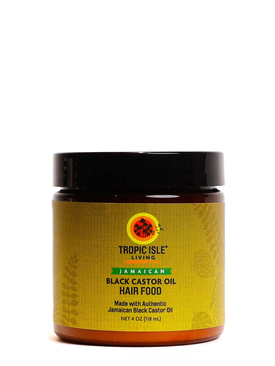 Tropic Isle Living Jamaican Black Castor Oil 100% Natural Hair Food For Hair, 4 oz
