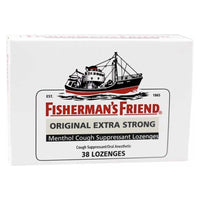 Fishermans Friend Original Extra Strong Menthol Cough Suppressant Lozenges, 38 Ea, 6 Pack