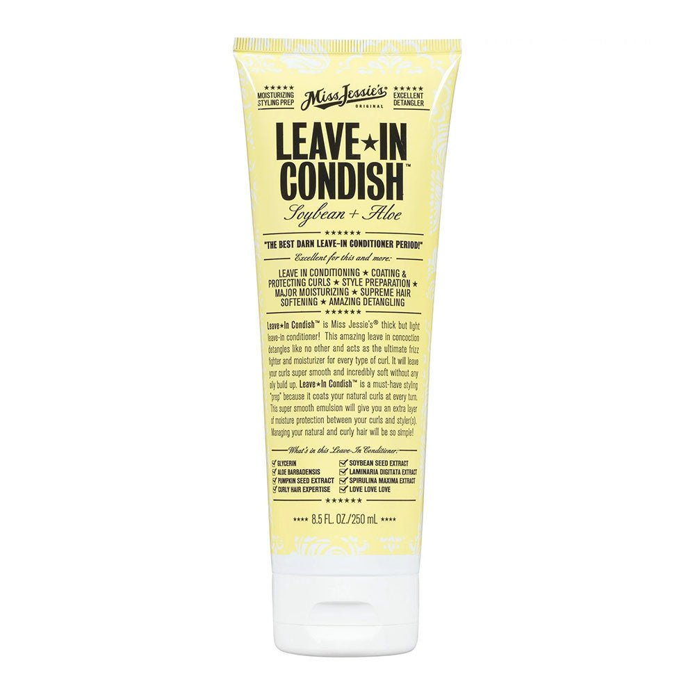 Miss Jessies Leave In Condish with Soybean and Aloe Conditioner, 8.5 Oz