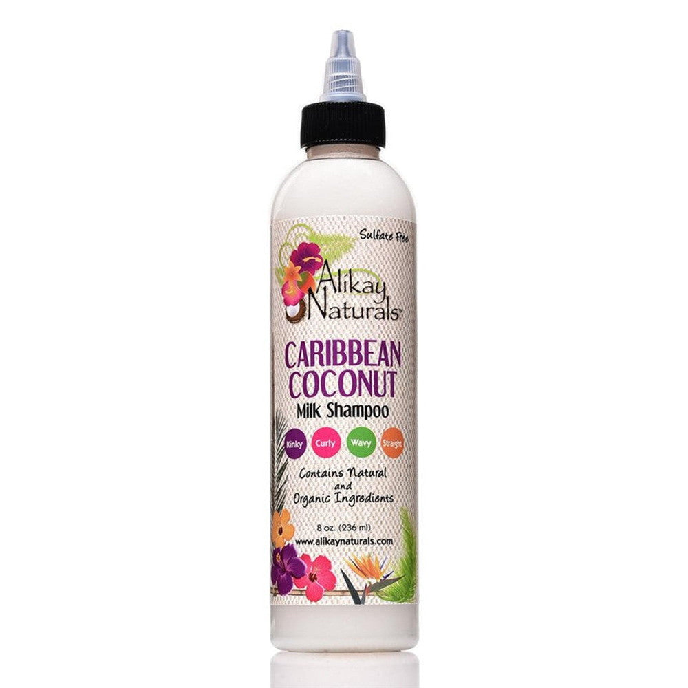 Alikay Naturals Caribbean Coconut Milk Shampoo, 8 Oz