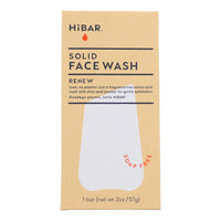 HiBar Soap Free Solid Face Wash, Renew, 2 Oz