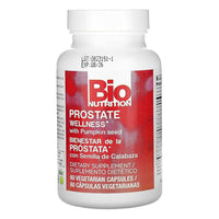 Bio Nutrition Prostate Wellness Vegetarian Capsules, Pumpkin Seed Extract - 60 Ea