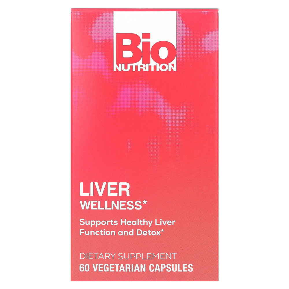 Bio Nutrition Liver Wellness Dietary Supplement Vegetarian Capsules 60Ea