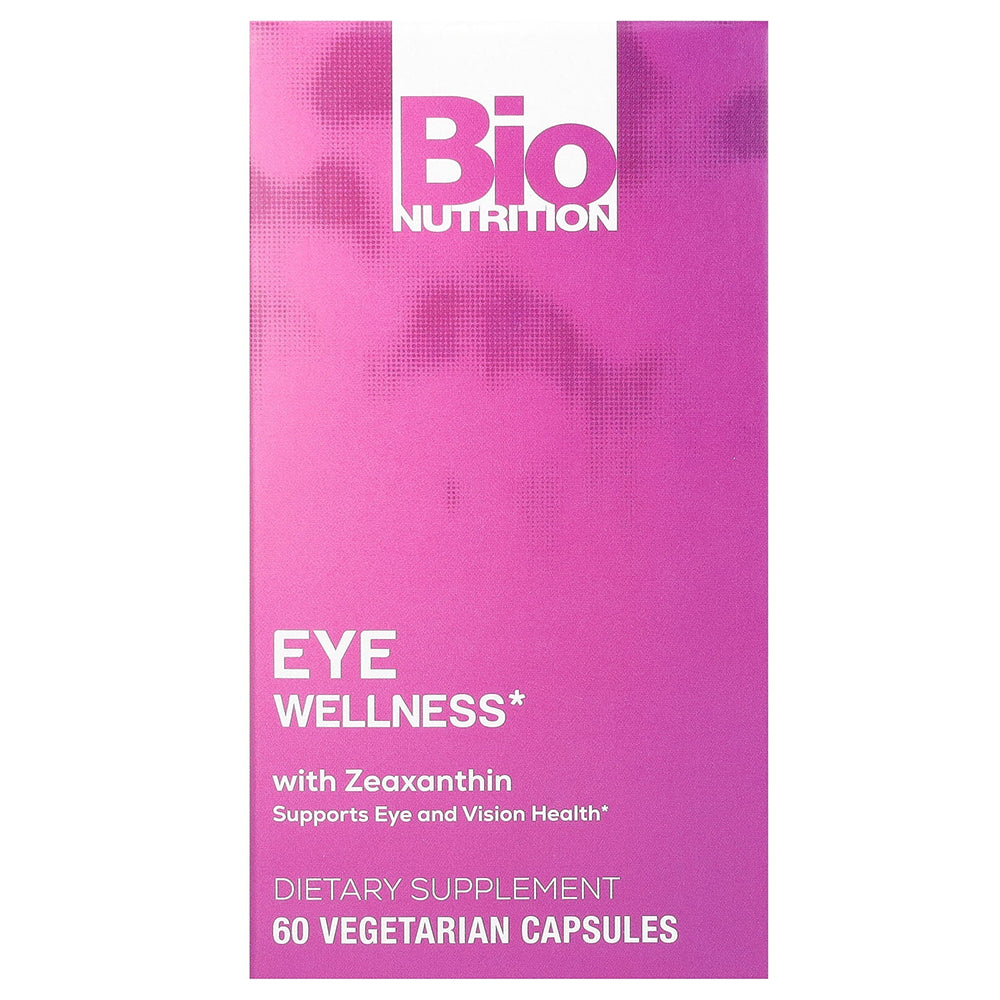 Bio Nutrition Eye Wellness with Zeaxanthin Vegetarian Capsules 60Ea