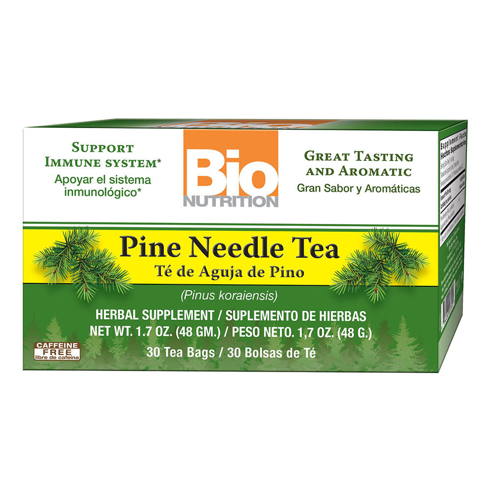Bio Nutrition Pine Needle Tea Bags for Immune Support, 30 Ea