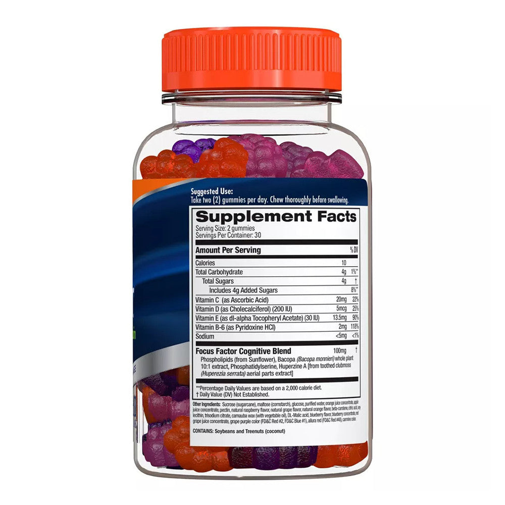 Focus Factor Brain Health Gummies, 60 Ea