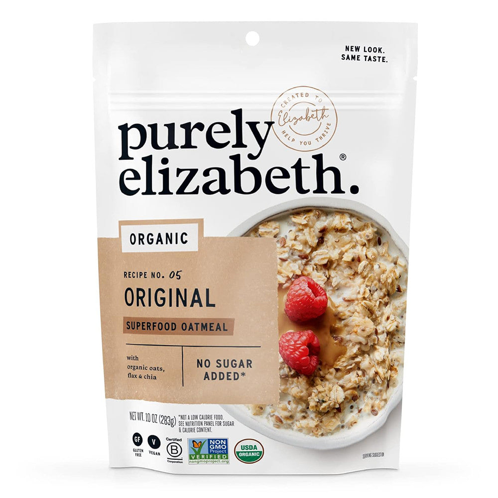 Purely Elizabeth Organic Superfood Oatmeal Original, 10 Oz