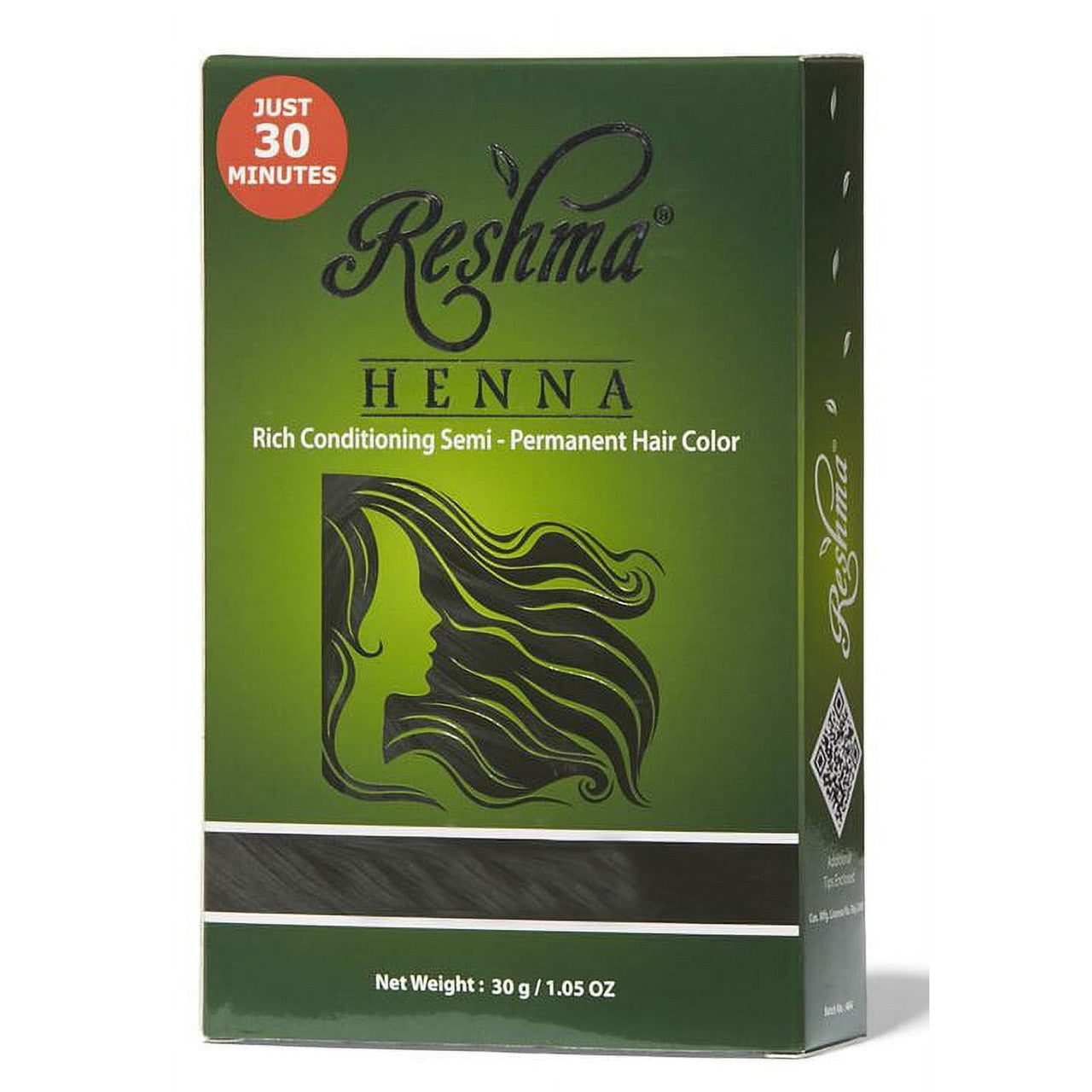 Reshma Henna Natural Wine Red Semi Permanent Hair Color, 1.05 Oz