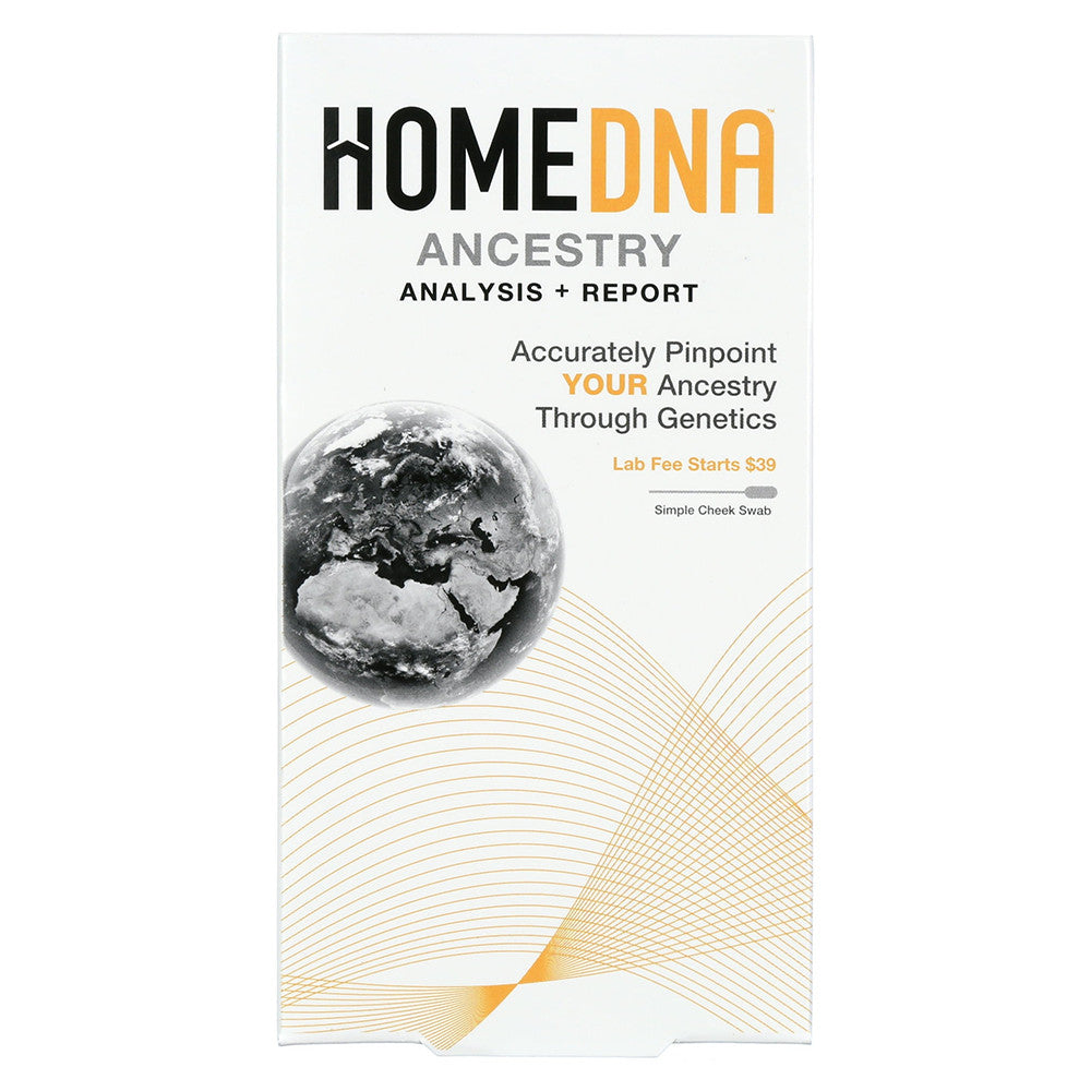 Home DNA Ancestry Analysis and Report Collection Test Kit, 1 Ea