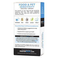 Home DNA Food and Pet Sensitivity Analysis and Report Collection Test Kit, 1 Ea