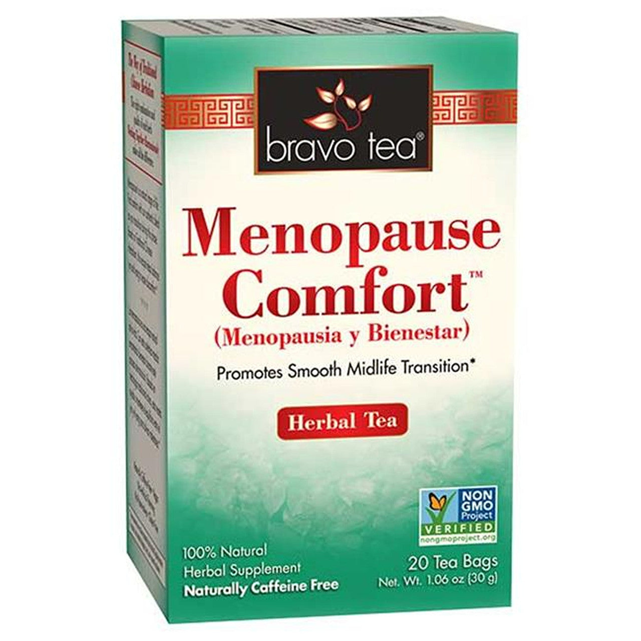 Bravo Tea Menopause Comfort Herbal Tea Bags, 20 Ea