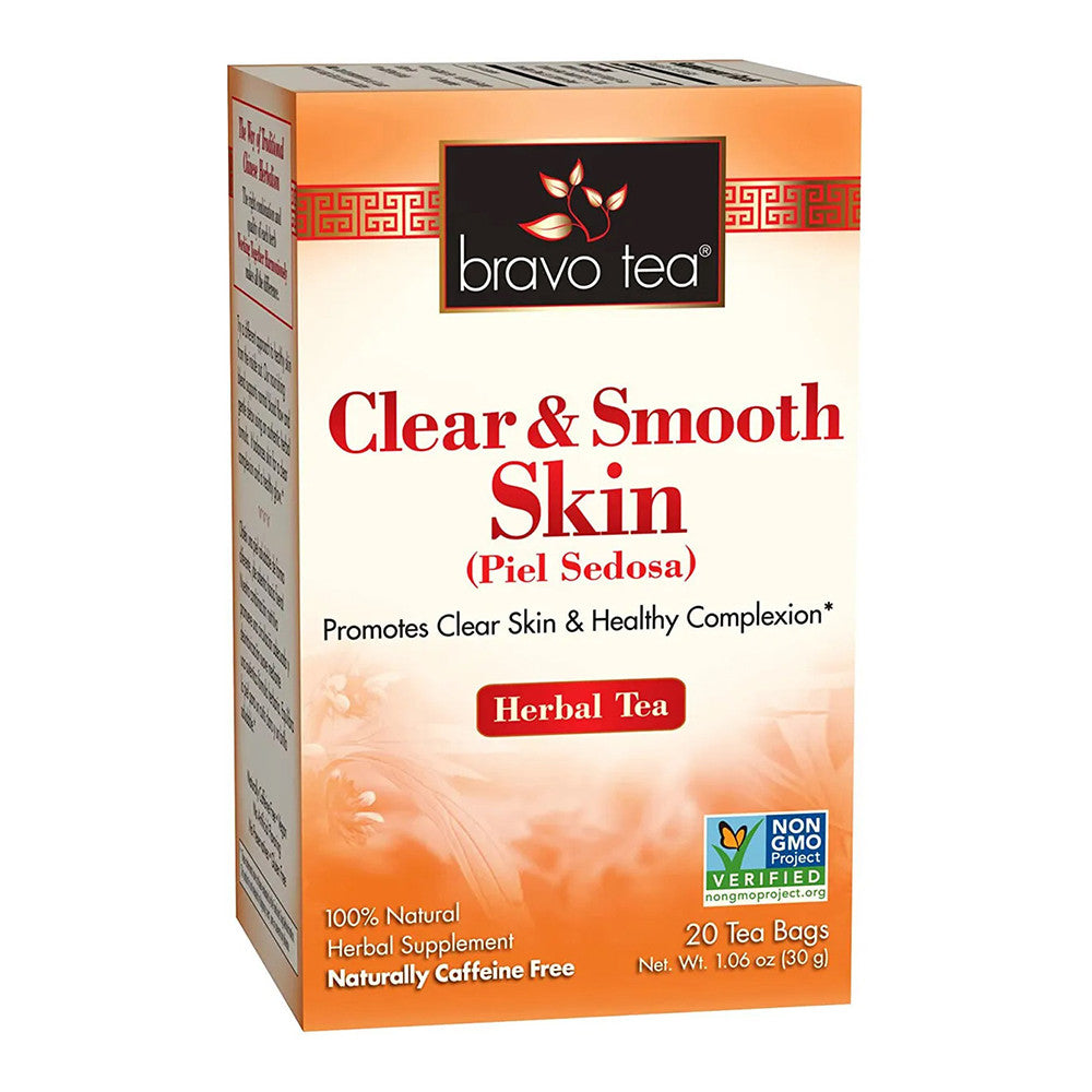 Bravo Tea Clear and Smooth Skin Herbal Tea Bags, 20 Ea