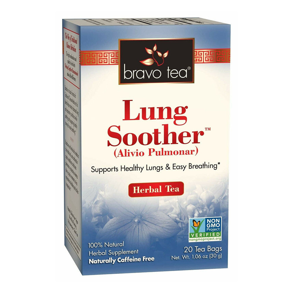 Bravo Tea Lung Soother Herbal Tea Bags, 20 Ea