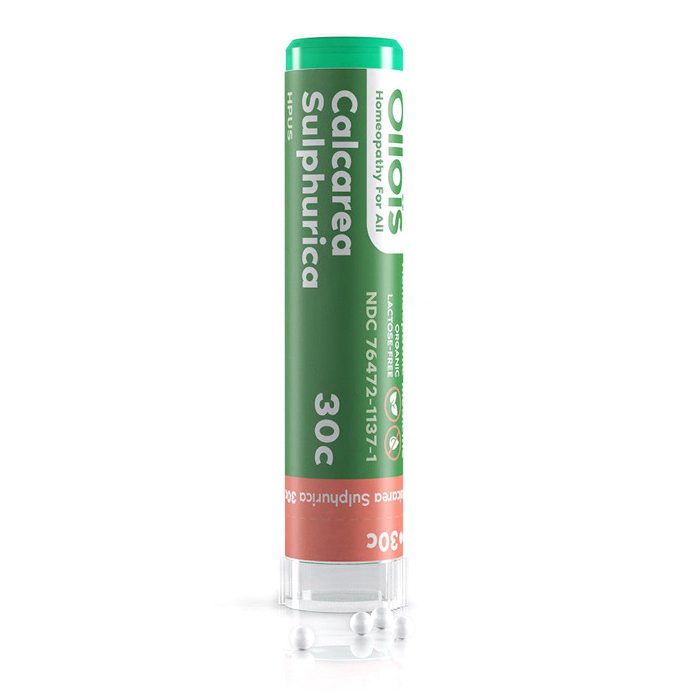 Ollois Calcarea Sulphurica 30c Organic Lactose Free Homeopathic Pellets, 80 Ea