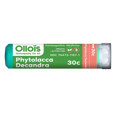 Ollois Phytolacca Decandra 30c Organic Lactose Free Homeopathic Pellets, 80 Ea
