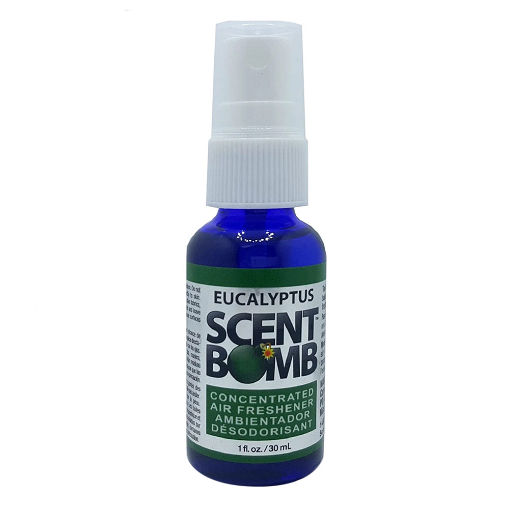 Scent Bomb Oil Based Concentrated Air Freshener Spray Eucalyptus Odor Eliminator for Home and Car 1Oz (30ml)