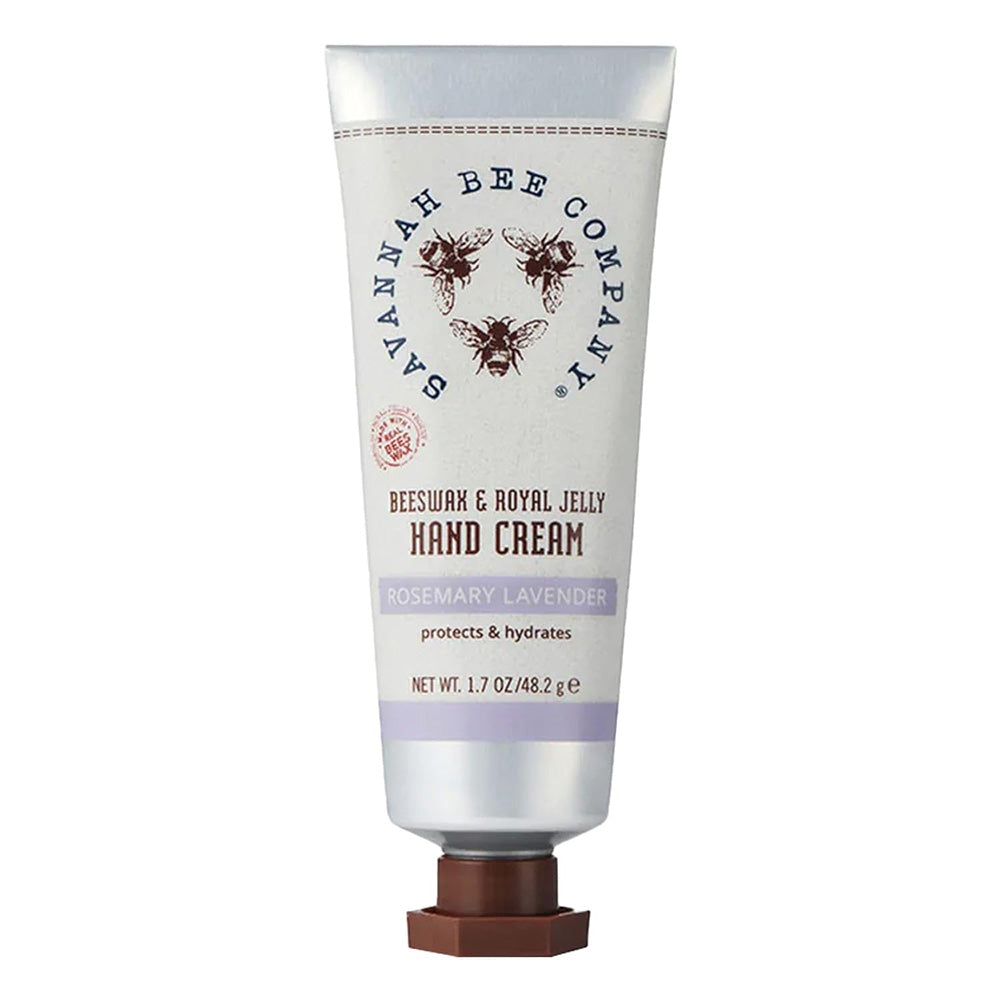 Savannah Bee Company Beeswax and Royal Jelly Hand Cream with Rosemary Lavender 1.7Oz (48.2g)