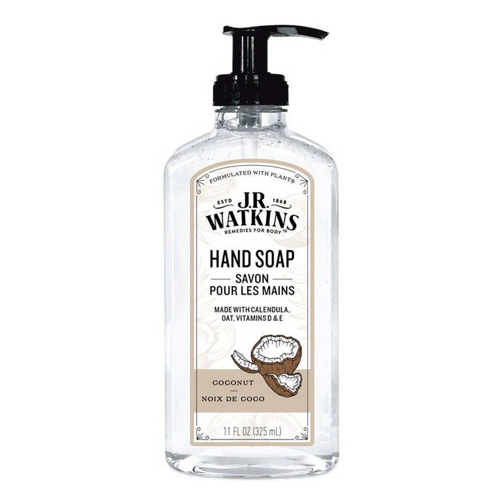 J R Watkins Coconut Hand Soap, 11 Oz