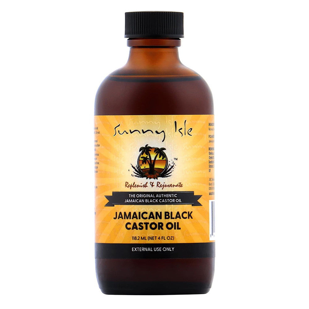 Sunny Isle Extra Dark Jamaican Black Castor Oil For Hair, 100% Natural, 4 oz