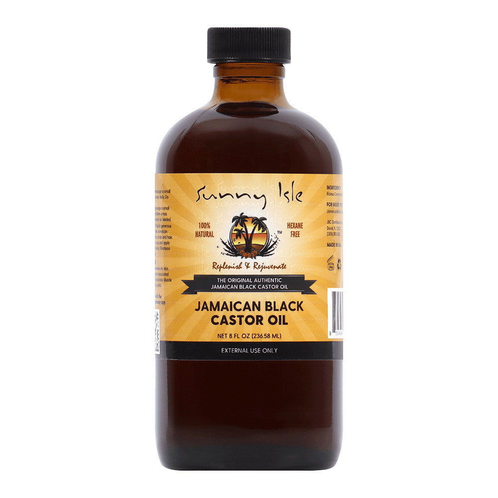 Sunny Isle 100% Natural Jamaican Black Castor Oil For Hair, 8 Oz