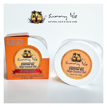 Sunny Isle Jamaican Castor Oil, Edge Hair Gel, 3.5 Oz
