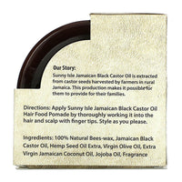 Sunny Isle Jamaican Black Castor Oil Hair Food Pomade For Men, 4 Oz