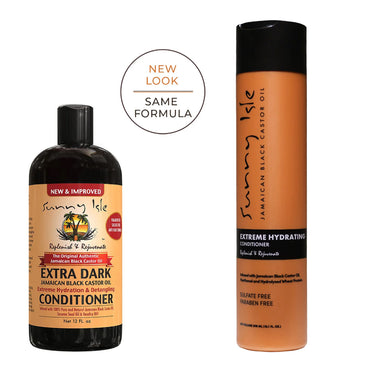 Sunny Isle Extra Dark Jamaican Black Castor Oil Detangling Conditioner, 12 Oz