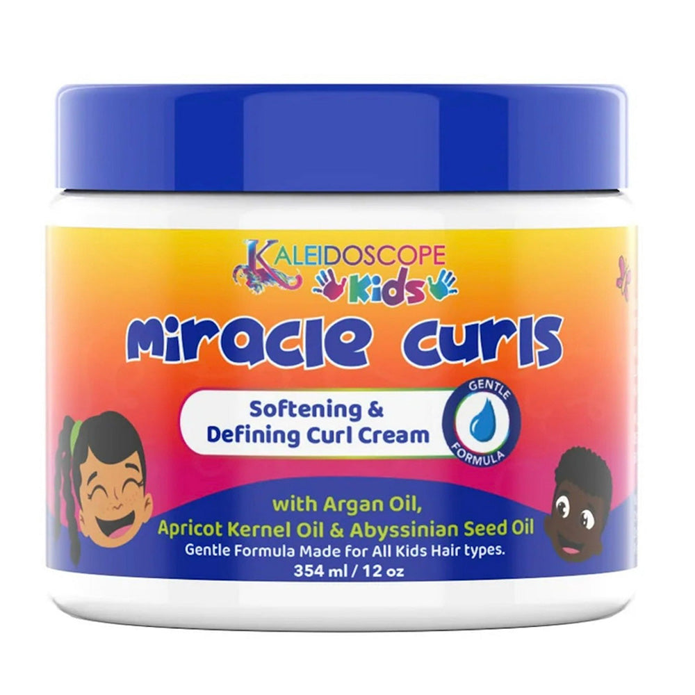 Kaleidoscope Kids Curl Cream with Argan Oil Softening and Definingl Curls 12Oz (354ml)
