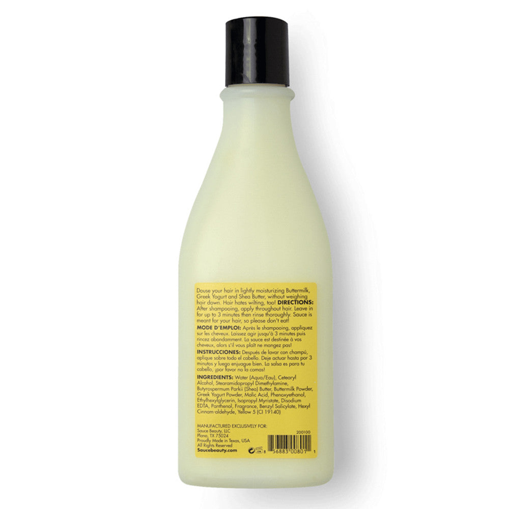 Sauce Beauty Creamy House Dressing Moisturizing Conditioner for Curly Hair, 10 Oz