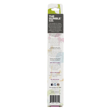 Humble Brush Kids Ultra Soft Toothbrush, Purple, 1 Ea