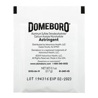 Domeboro Soothing Soak Rash Relief Plus Drying Action Powder Packets, 12 Ea