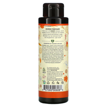 EcoLove Shampoo Orange Collection Carrot Pumpkin And Sweet Potato, 17.6 Oz
